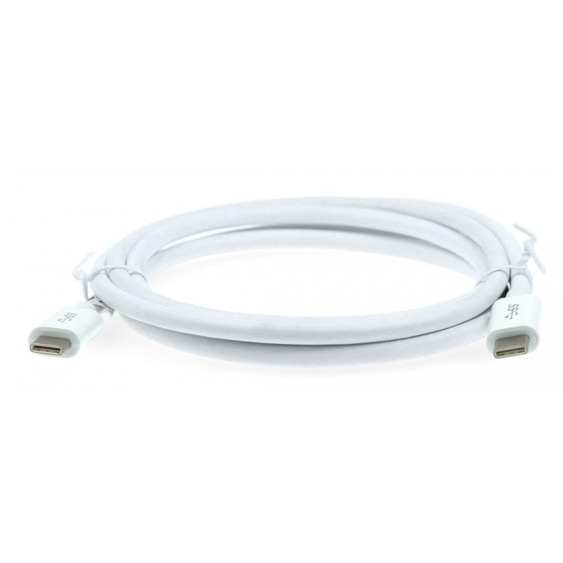 Cable TRACER USB C - USB C 3.1 white - 1.5m