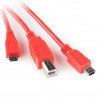 USB cable Cerberus 3in1 1,8m - SparkFun CAB-12016 - zdjęcie 3