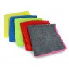 Set of microfibre cloths 30 x 30cm - different colors - 5pcs. - zdjęcie 2