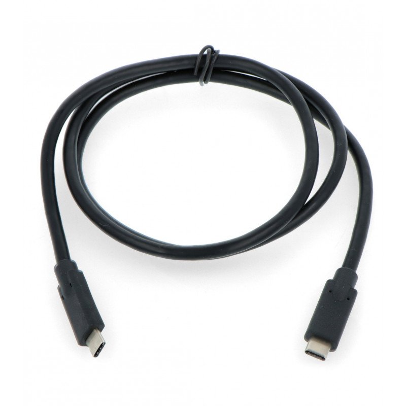 Akyga USB 3.1 Type C cable - USB Type C black -1m