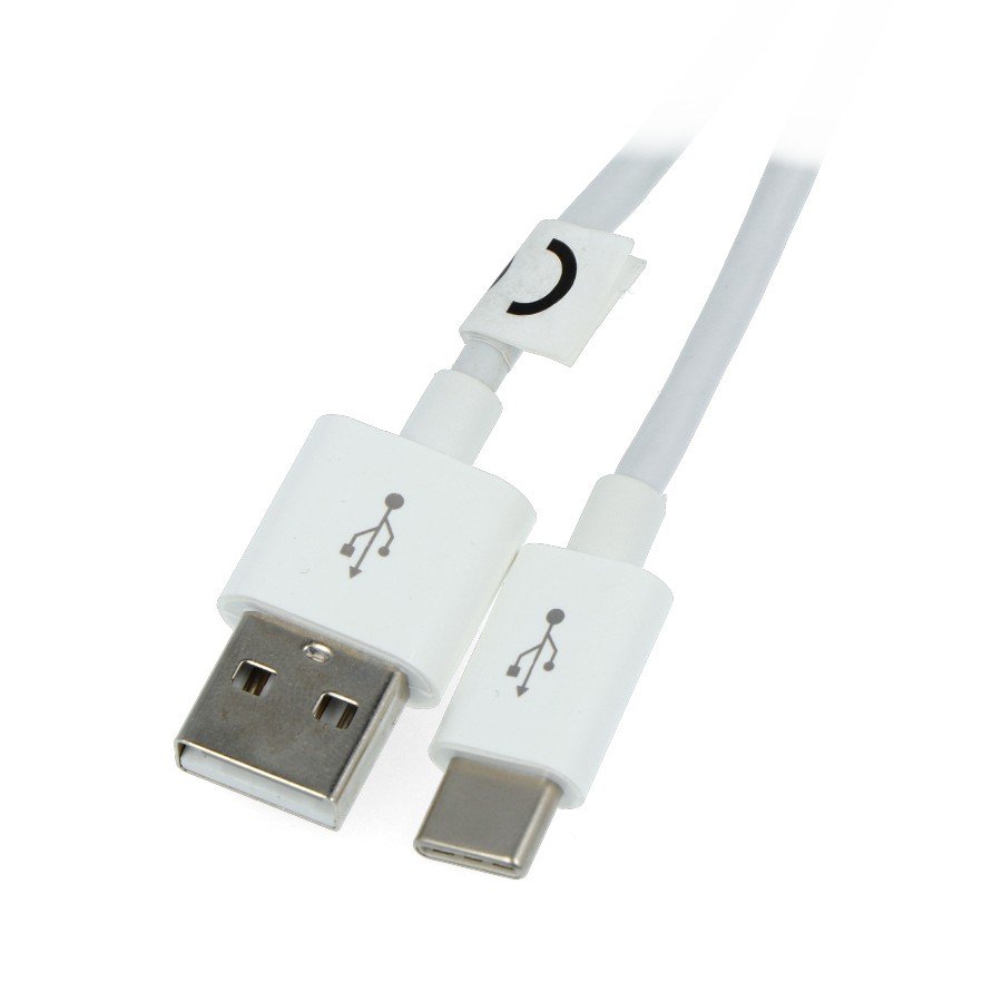 Cable TRACER USB A 2.0 - USB C white - 3m
