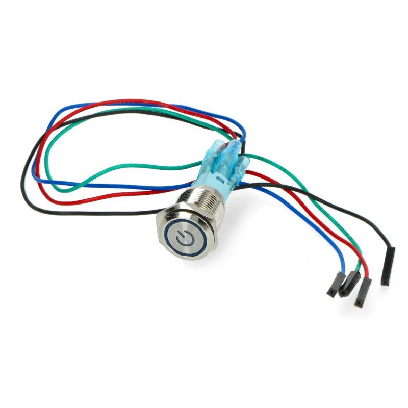 Power button for Odroid H2 - blue LED backlight