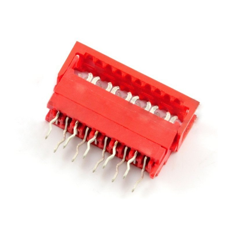 Connector Micro-Match to the ribbon 10 pin