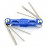 Set of Allen wrenches penknife - 6 pieces. 2.0 - 6.0 mm [NEW] - zdjęcie 2