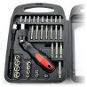 Set of socket wrenches and screwdrivers with ratchet - 34 pieces - zdjęcie 1