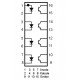 Multiple optocoupler LTV847 - THT Multiple optocoupler LTV847 - THT