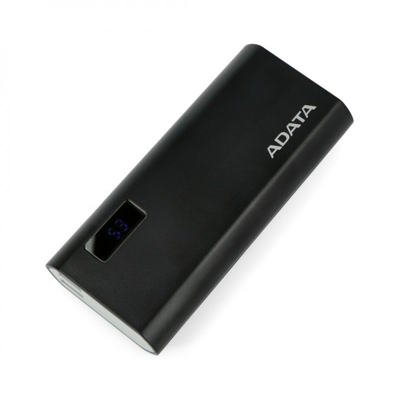 Mobile PowerBank ADATA battery P12500D 12500 mAh - black