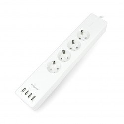 Koogeek KLOE4 - smart power strip - 4 sockets, 4 USB ports - 1.8m