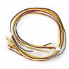 Grove - a set of 5 female 4-pin - 2mm / 40cm cable with a clip - zdjęcie 2