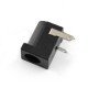 DC socket 5.5 x 2.1 mm to print - horizontal DC socket 5.5 x 2.1 mm to print - horizontal
