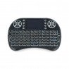 Mini RGB K800I wireless keyboard + touchpad Mini Key - black - zdjęcie 1