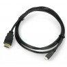 HDMI-micro HDMI Blow Classic cable black - 1.5m - zdjęcie 2