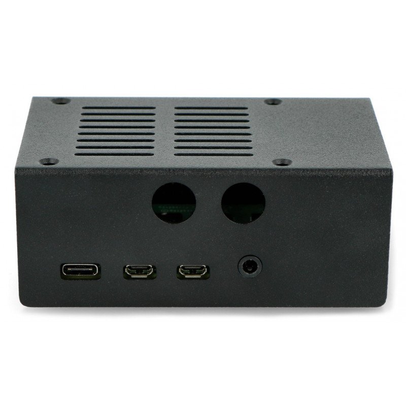 Enclosure for HiFiBerry DAC+ and Raspberry Pi 4B - steel