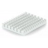 Heat sink 40x30x5mm for Raspberry Pi 4 with thermal conductive tape - silver - zdjęcie 3