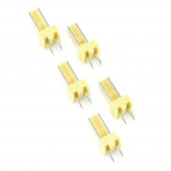 2,54 mm - plug 2-pin - 5pcs.
