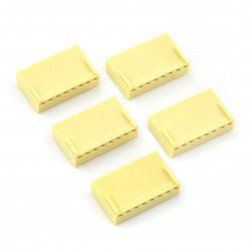 2,54 mm - socket 8-pin - 5 pcs