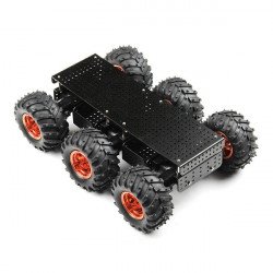 Dagu Wild Thumper 6WD Chassis Black - 6 Wheel Chassis with DC