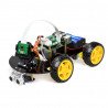 Robot Car Kit - 4-wheeled platform for building a robot with sensors and DC drive and camera for Raspberry Pi - zdjęcie 1