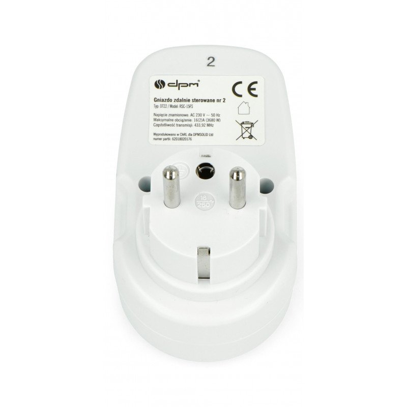 Electrical sockets for remote control - 3 pcs.