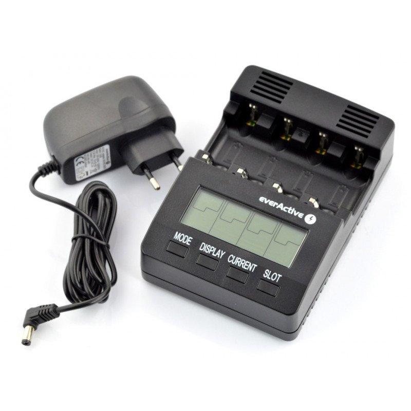 Battery charger everActive NC-3000 - AA, AAA, R14, R20