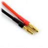 Pair of male connectors Gold - 4 mm - zdjęcie 2
