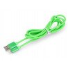 Silicone cable eXtreme USB A - Lightning for iPhone/iPad/iPod 1.5m green - zdjęcie 2