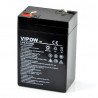 6V 4.5Ah Vipow gel battery - zdjęcie 1