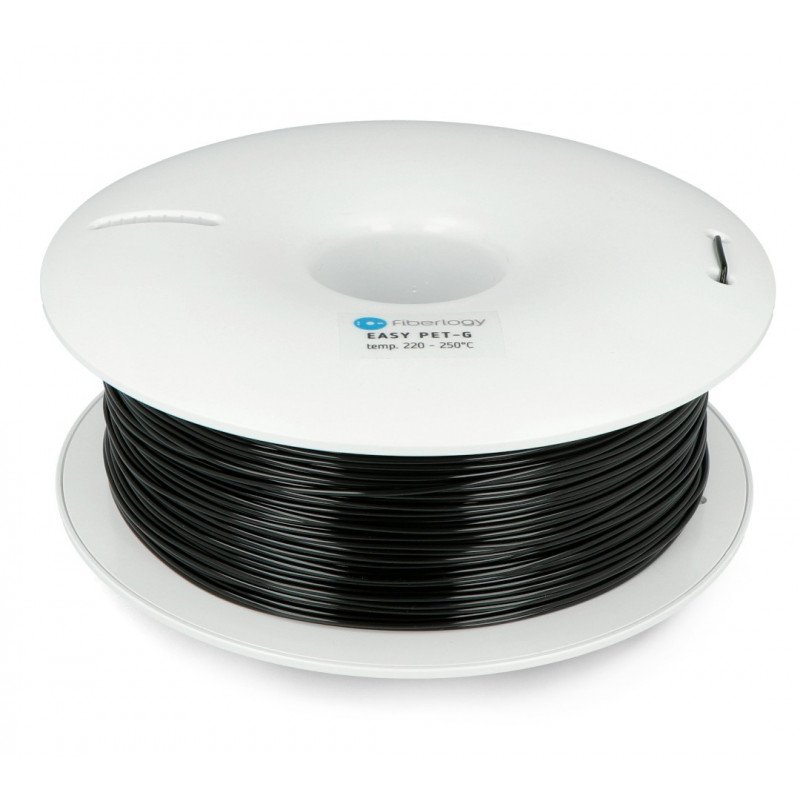 Filament Fiberlogy Easy PET-G 1.75mm 0.85kg - black