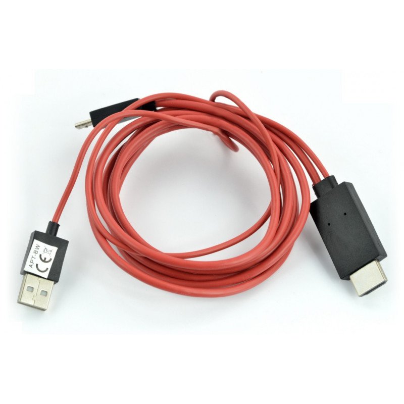 MHL 11 pin cable - microUSB, HDMI and USB