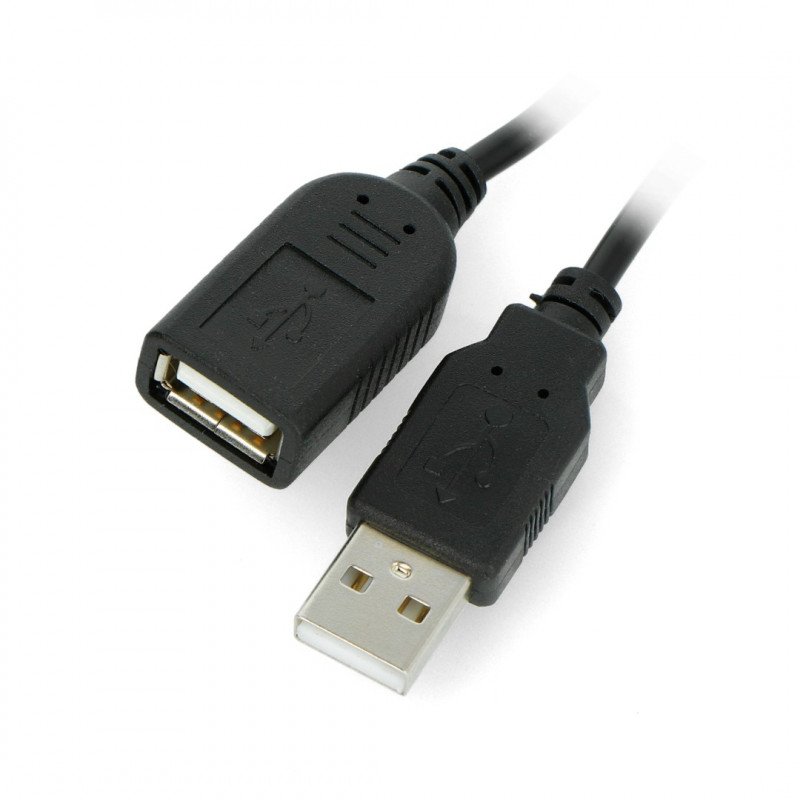 Cables USB Type A Male to Female Extension Power Cable with On-Off Switch Button Black 25cm Cable Length: 25cm, Color: Black 