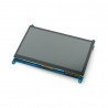 Touch screen - capacitive LCD TFT 7" 800x480px HDMI + USB for Raspberry Pi 4B/3B+/3B/2B/Zero - zdjęcie 1