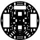 Chassis Pololu 5" RRC04A - black Chassis Pololu 5" RRC04A - black