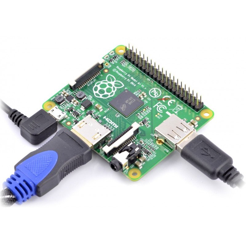 Raspberry Pi Model A+ 256MB RAM with memory card + system