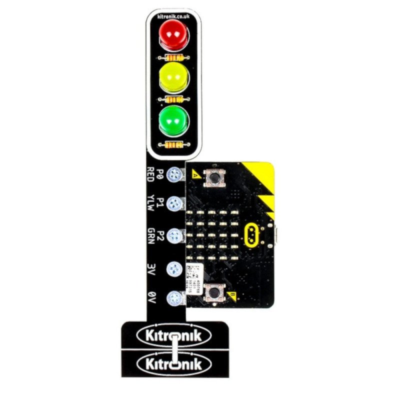 Kitronik STOP:bit - Traffic lights for BBC micro:bit