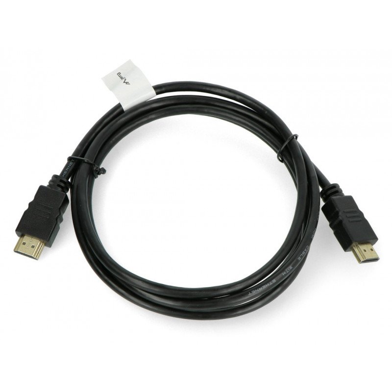 HDMI Lanberg 4K V1.4 CCS cable - black - 1.8m