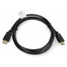 HDMI Lanberg 4K V1.4 CCS cable - black - 1.8m - zdjęcie 3