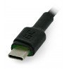 Green Cell Ray cable USB 2.0 type A - USB 2.0 type C with backlight - 1.2 m black with braid - zdjęcie 4