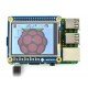 Resistive touch screen TFT LCD 2,4" 320x240px GPIO 4DPi-24-HAT for Raspberry Pi 3/2/B+ Resistive touch screen TFT LCD 2,4" 320x240px GPIO 4DPi-24-HAT for Raspberry Pi 3/2/B+