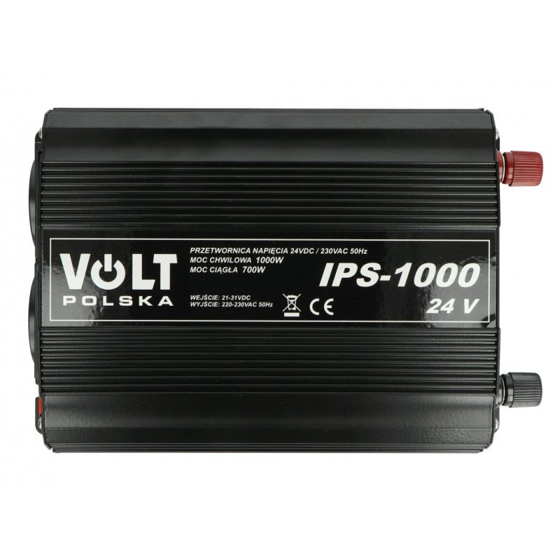 DC/AC step-up converter 24VDC / 230VAC 700/1000W - sinus - Volt IPS-1000