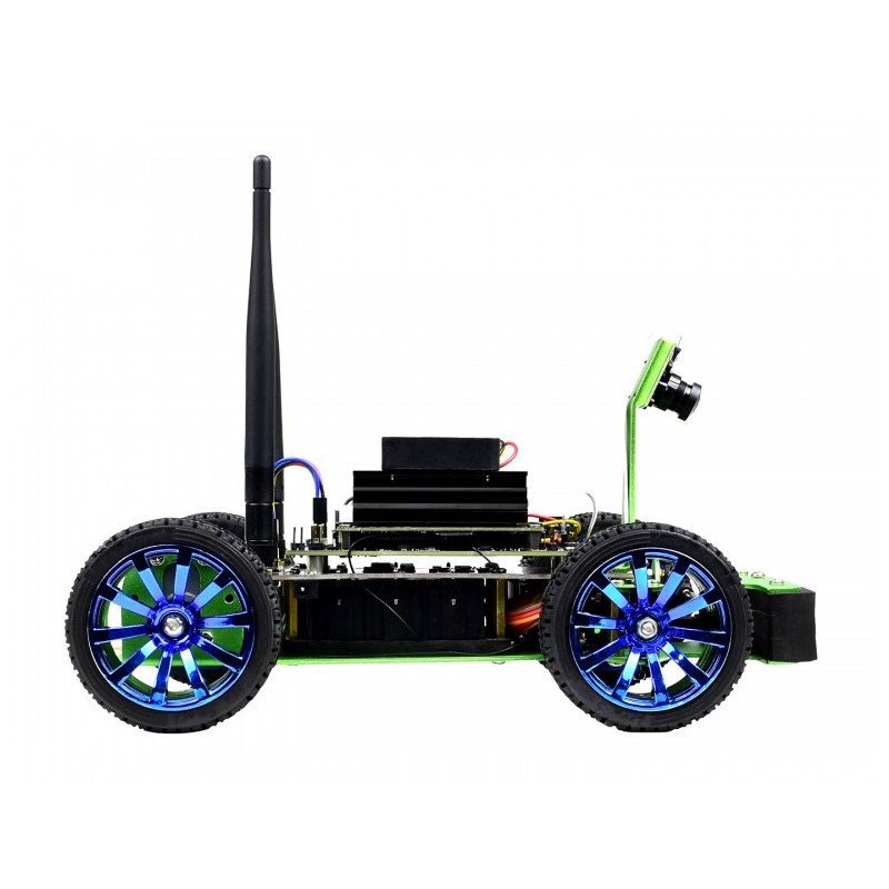JetRacer - 4-wheeled AI robot platform with camera and DC drive and OLED display for Nvidia Jetson Nano