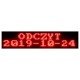 LED 96x19 matrix - red - for LookO2 sensors LED 96x19 matrix - red - for LookO2 sensors