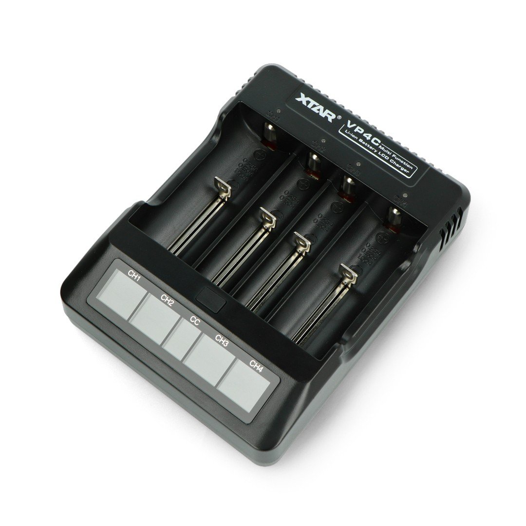 XTAR VP4 battery charger - 1-4pcs.