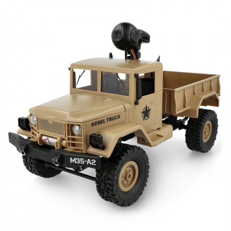 Remote controlled car with Rebel Truck camera