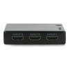 Video switch - 3 HDMI ports - with remote control and IR receiver - microUSB port - Lanberg SWV-HDMI-0003 - zdjęcie 6