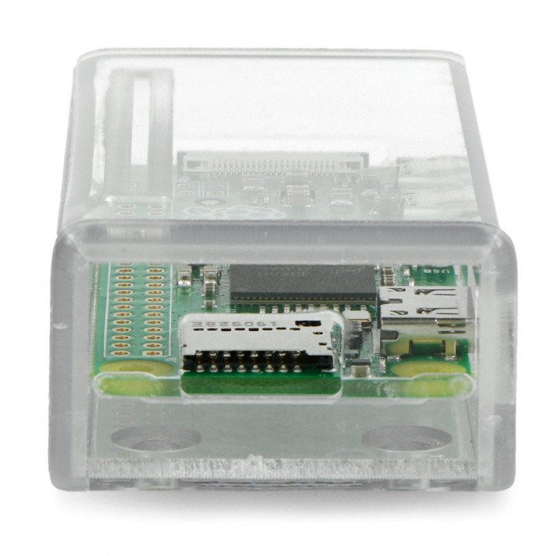 Raspberry Pi Zero Pi Supply plastic housing - transparent