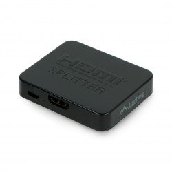Lanberg HDMI Splitter - 2x HDMI 4K + mircoUSB black