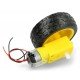 Wheel + motor 65x26mm 5V with gear 48:1 + wires