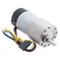 Geared motor 37Dx73L 100:1 12V 100RPM + CPR 64 encoder