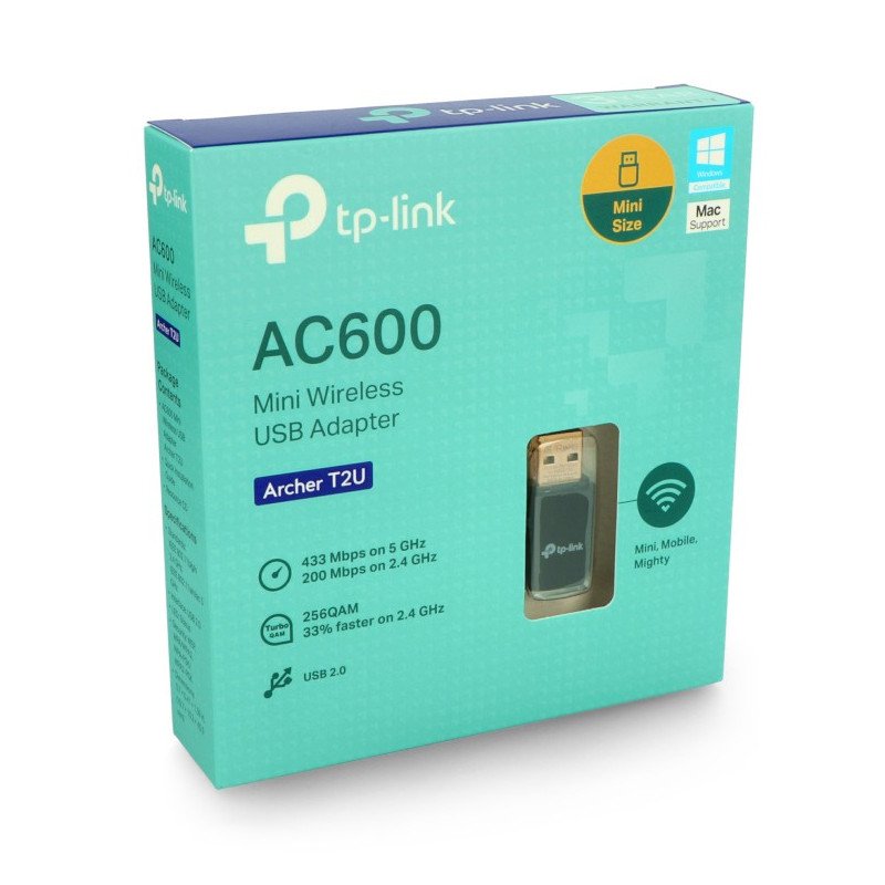 High Gain Wireless Dual Band USB Adapter WiFi Archer T2UH 150 Mbps TP-Link AC-600