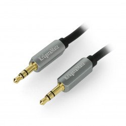 Kruger&Matz Jack 3.5mm stereo black cable - 1.8m
